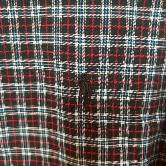 Ralph Lauren Blue Label Button Down Shirt 100% Cotton Size Large - Picture 5 of 7